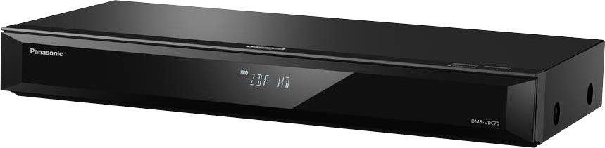 Panasonic DMR-UBC70 Blu-ray-Rekorder (4k Ultra HD, LAN (Ethernet), WLAN, 4K Upscaling, 500 GB Festplatte, für DVB-C und DVB-T2 HD Empfang)