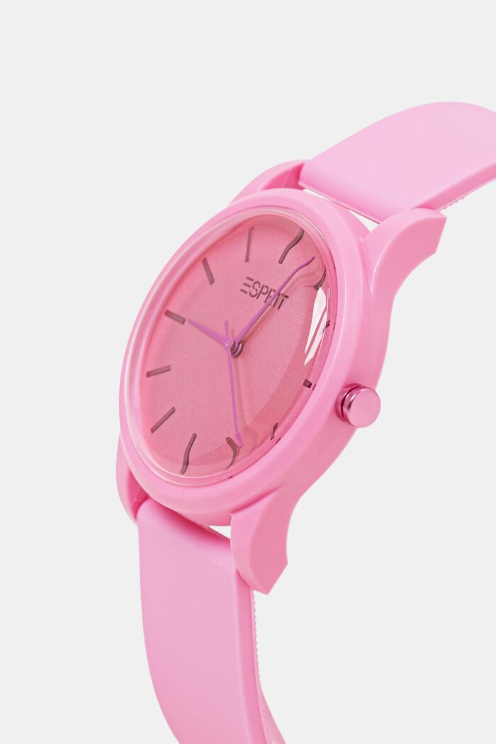 Farbige Uhr mit Gummiarmband