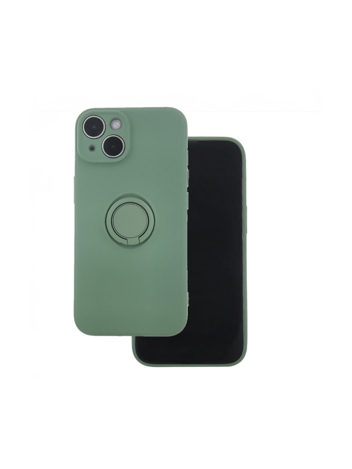 COFI 1453 Finger Grip Hülle mit Ring Kameraschutz für iPhone 16 Grün in Grün günstig kaufen onesize
