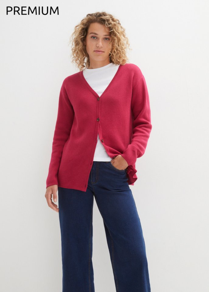 Essential Milano Rib Strickjacke