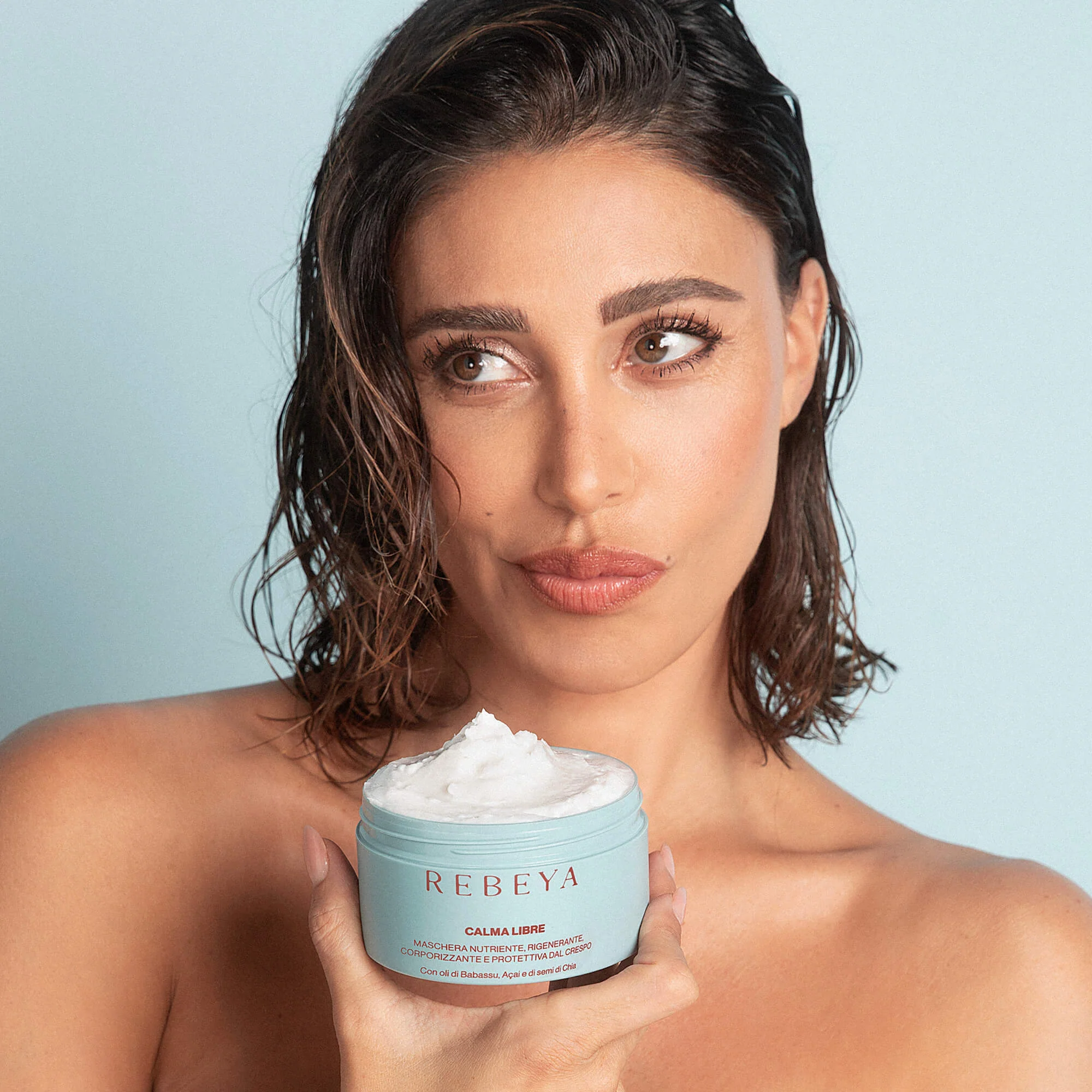 Capelli Calma Libre - Maschera Nutriente, Rigenerante, Corporizzante E Protettiva Dal Crespo - Maschera Nutriente Capelli, Maschera Rigenerante Capelli, Maschera Volumizzante Capelli, Maschera Illuminante Capelli