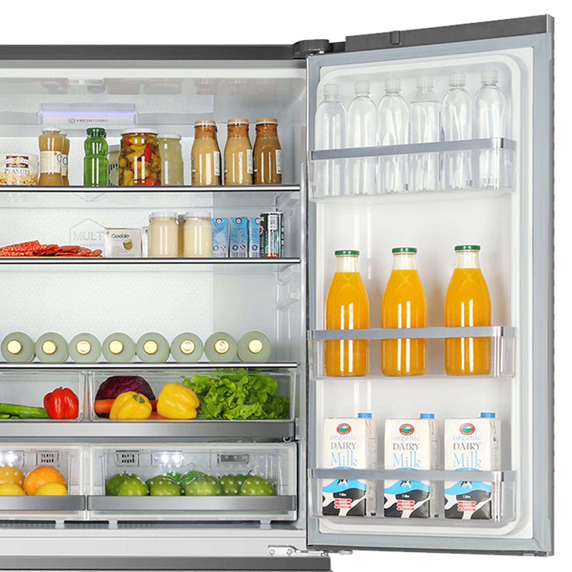 Haier Kühlschrank HB26FSSAAA, 190 cm hoch, 100.5 cm breit, Eiswürfelbereiter, Inverter Kompressor, French Door