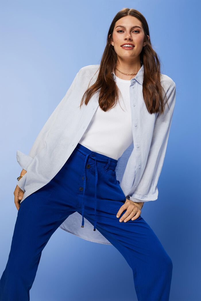 Pants woven