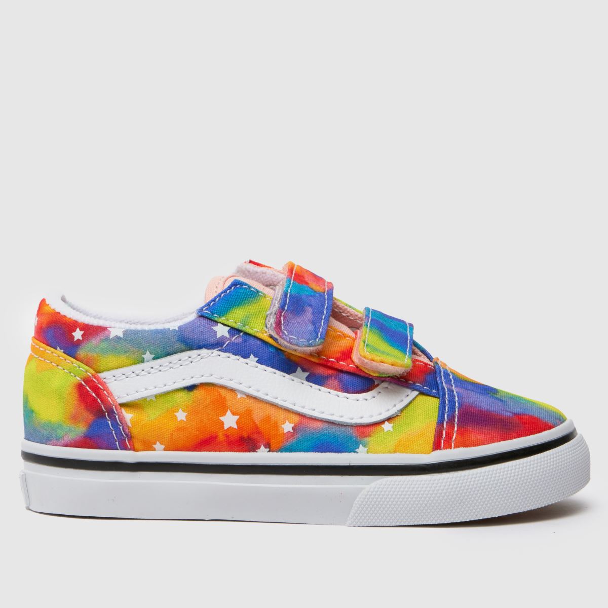 Vans multifärgade Old Skool v Rainbow-sneakers för småbarn