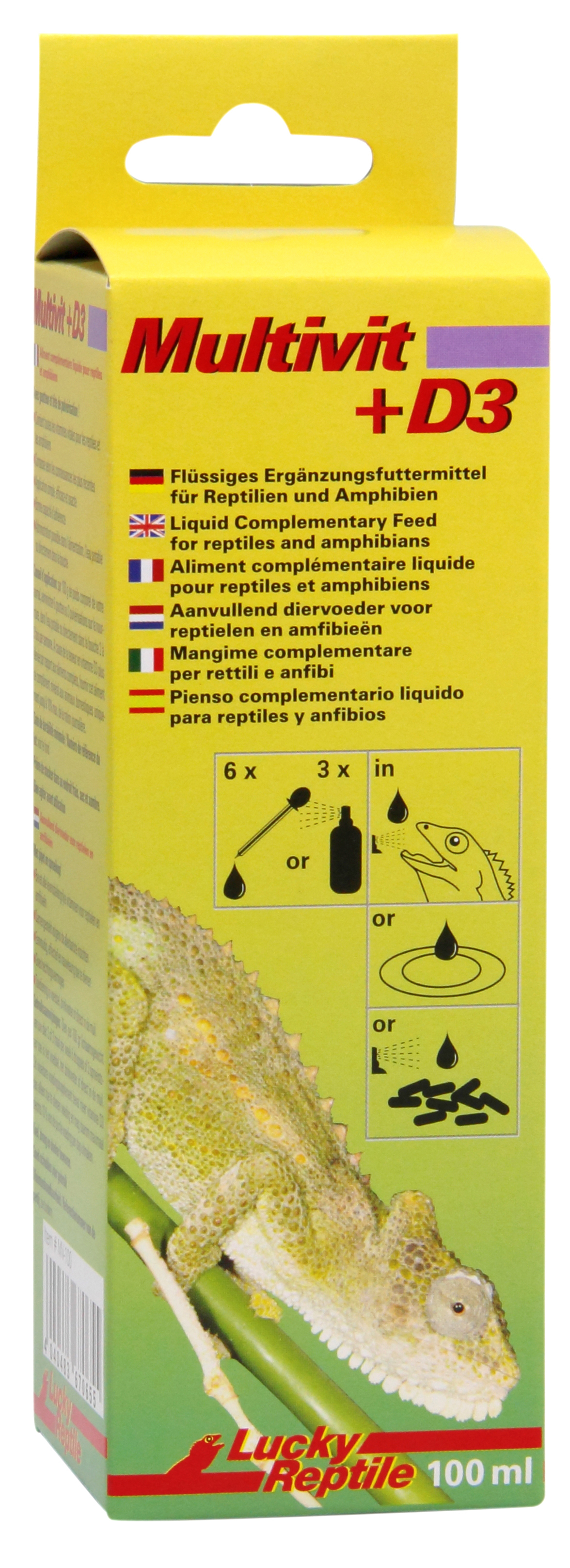 Lucky Reptile Pflege & Hygiene Lucky Reptile Multivit+ D3 100 ml