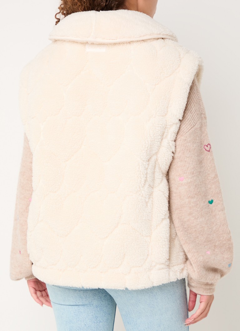 Gilet en peluche Merlin de Fabienne Chapot avec poches latérales