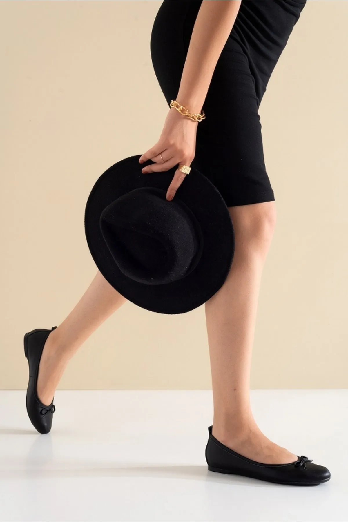 LuviShoes  01 Ballerinas für Damen mit schwarzer Haut