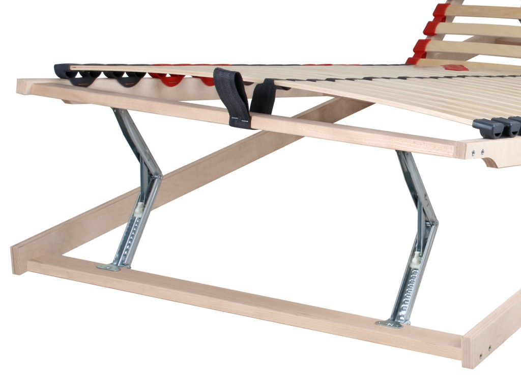 IHG 7 Zonen Lattenrost Lattenrahmen Max 90x200 cm KF Kopf- und Fußteil verstellbar
