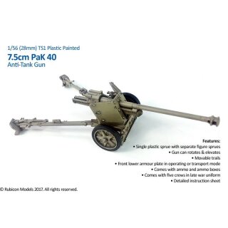 Pak 40 AT Gun with Crew