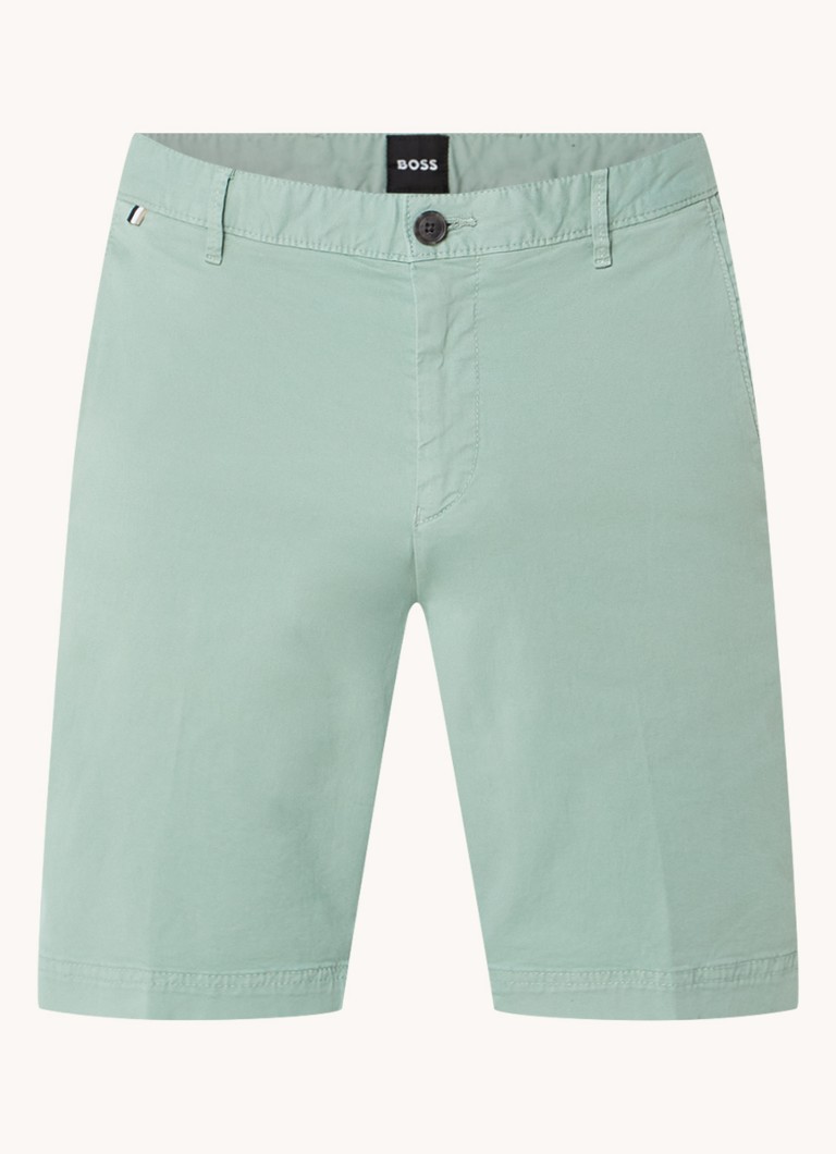 Pantaloni chino HUGO BOSS Slice slim fit cu buzunare laterale