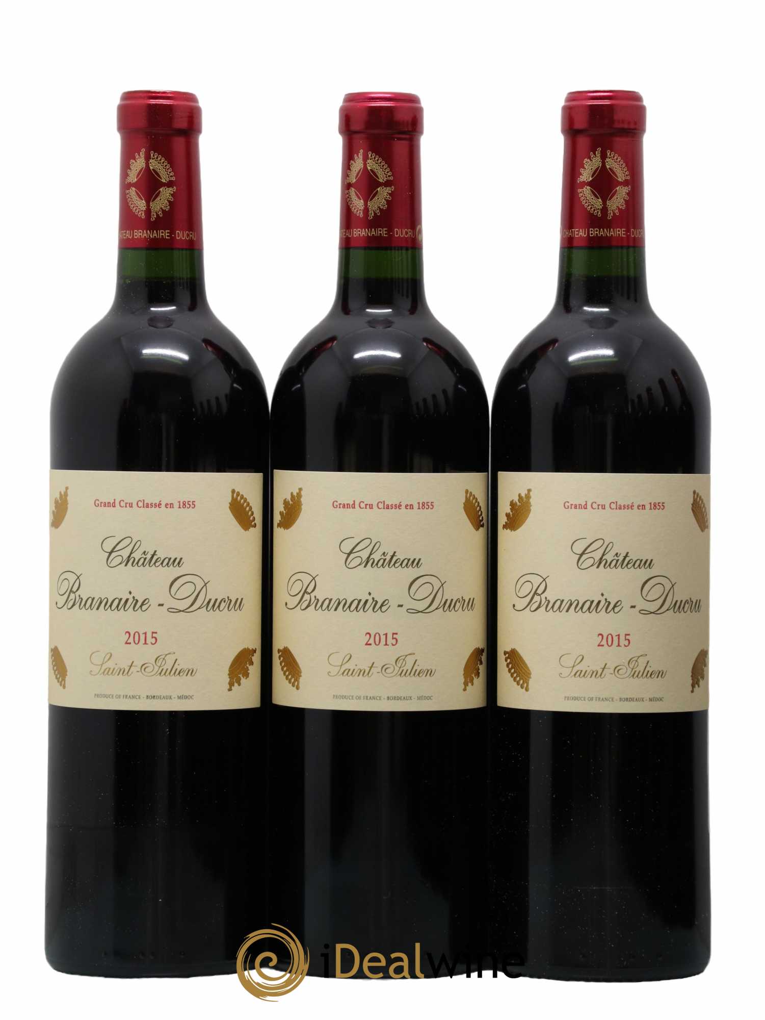 Château Branaire Ducru 4ème Grand Cru Classé  2015 - Lot de 12 Bouteilles