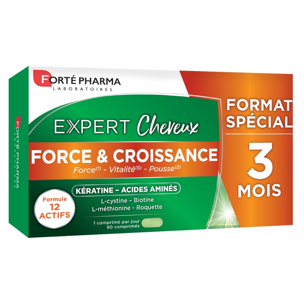 FORTE PHARMA Expert Force et Croissance 90cps Complément Alimentaire Cheveux