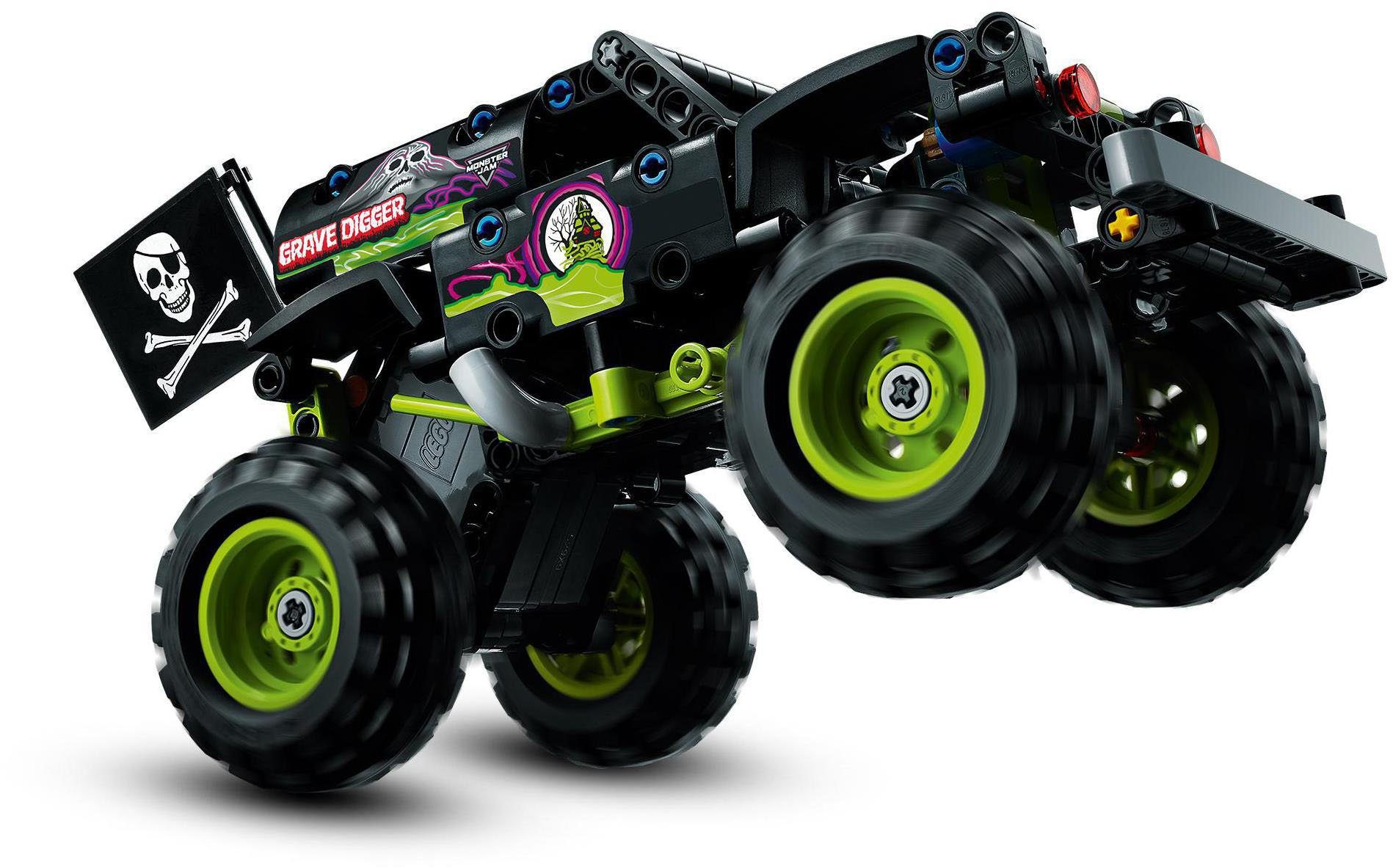 LEGO® Konstruktionsspielsteine Monster Jam® Grave Digger® (42118), LEGO® Technic, (212 St), Made in Europe