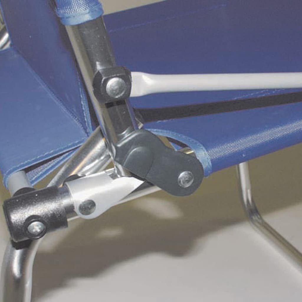 Camp Gear Campingstuhl Klapp-Campingstuhl Comfort Blau Aluminium 1211944 (1 St)