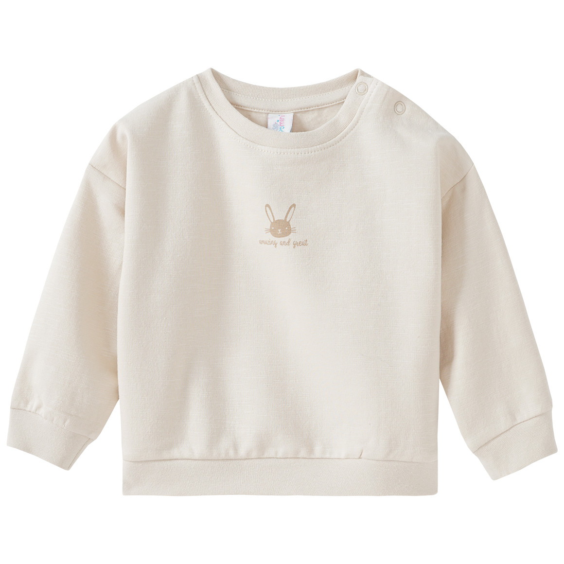 Baby Sweatshirt mit Hasen-Motiv