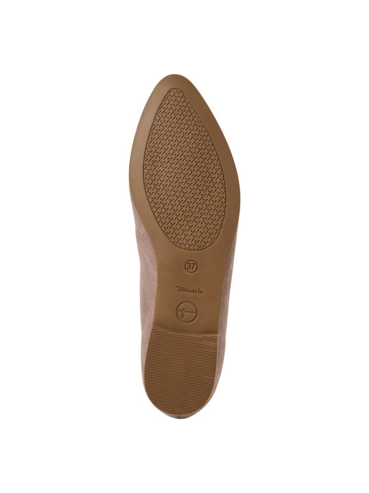 Tamaris Ballerina in TAUPE günstig kaufen