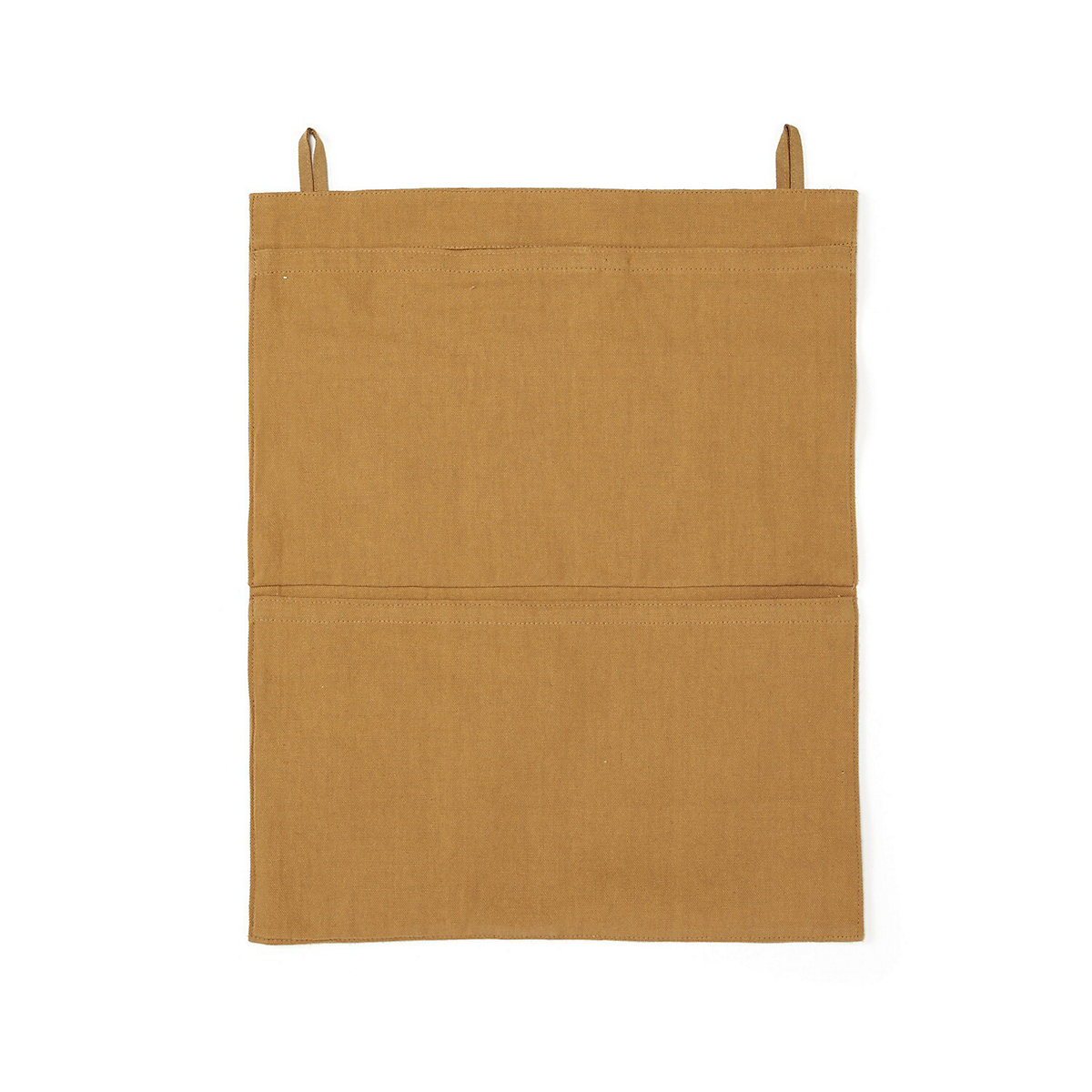 Wandtaschen aus Stoff, braun Wanddeko