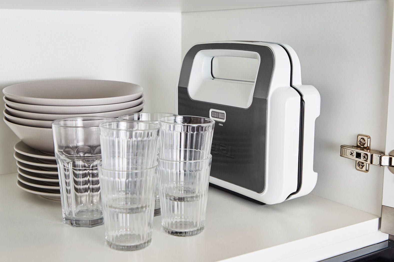 Tefal 2-in-1-Sandwichmaker SW7011 Snack XL, 850 W, 2 antihaft + spülmaschinengeeignete Plattensets, inkl. Rezeptheft