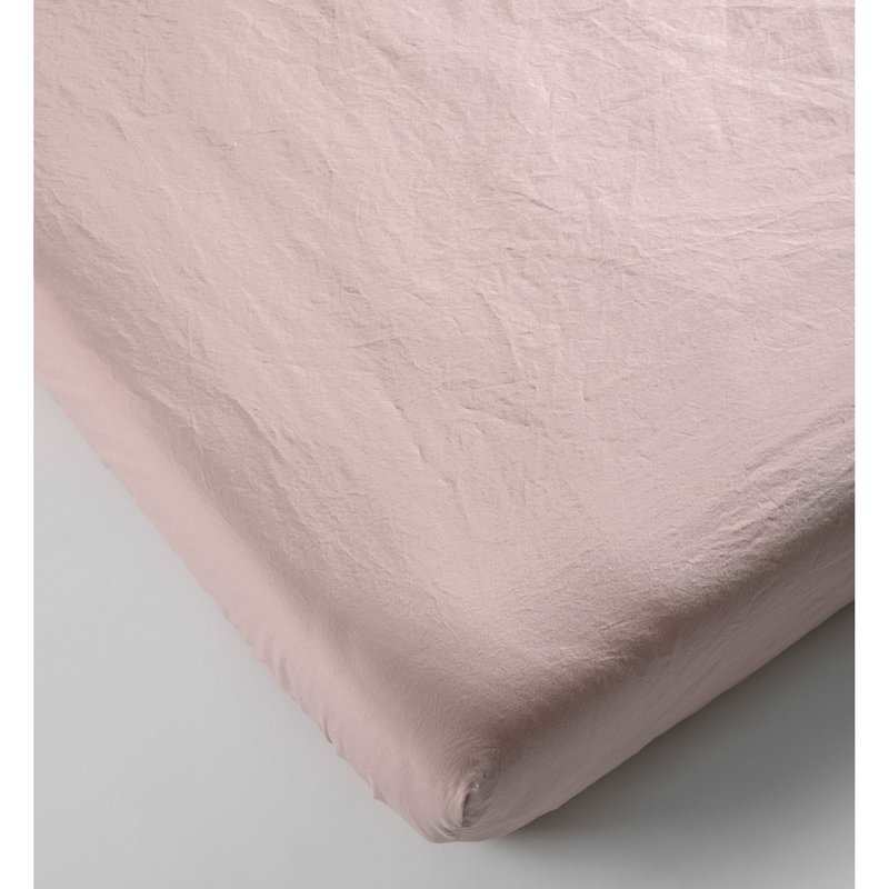 Drap-housse en Percale de Coton Bio lavé 1 personne