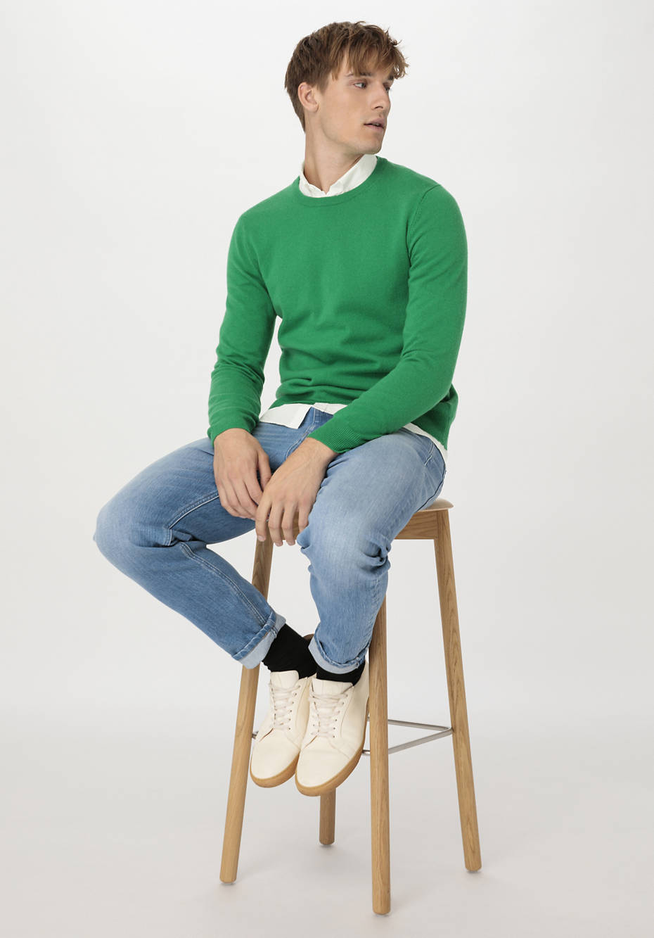 FTC X HESSNATUR Pullover aus reinem Kaschmir