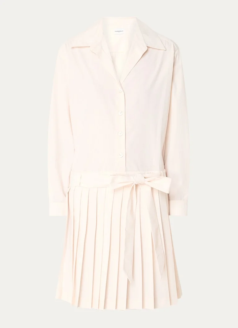 Mini abito chemisier di Claudie Pierlot con cintura da annodare