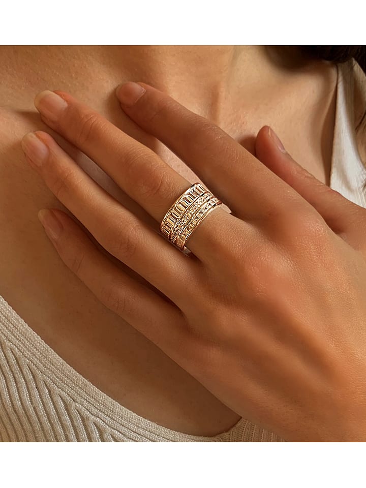 Les Petites Précieuses Silber-Ring mit Edelsteinen günstig kaufen