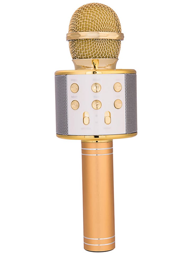 Techkidz Karaoke Mikrofon in Gold günstig kaufen onesize
