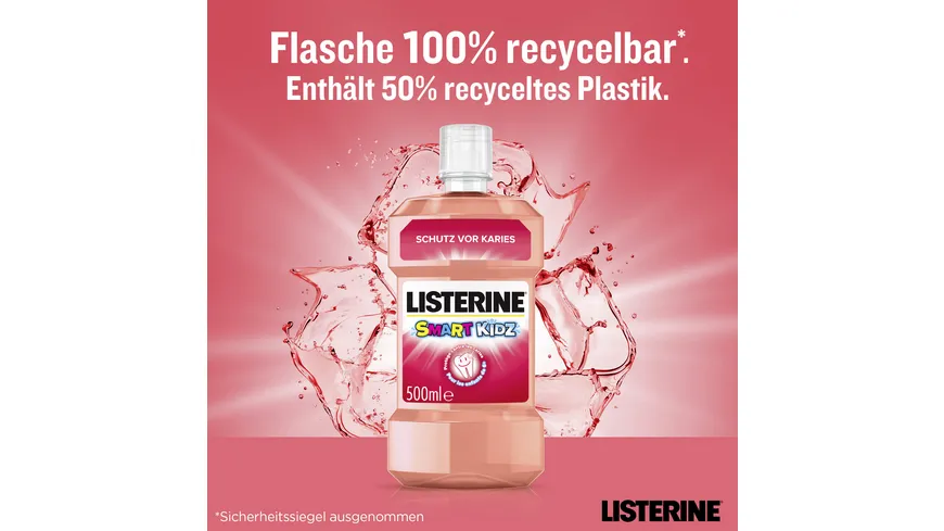 Listerine Mundspülung Kinder Smart Kidz Erdbeere 500 ml