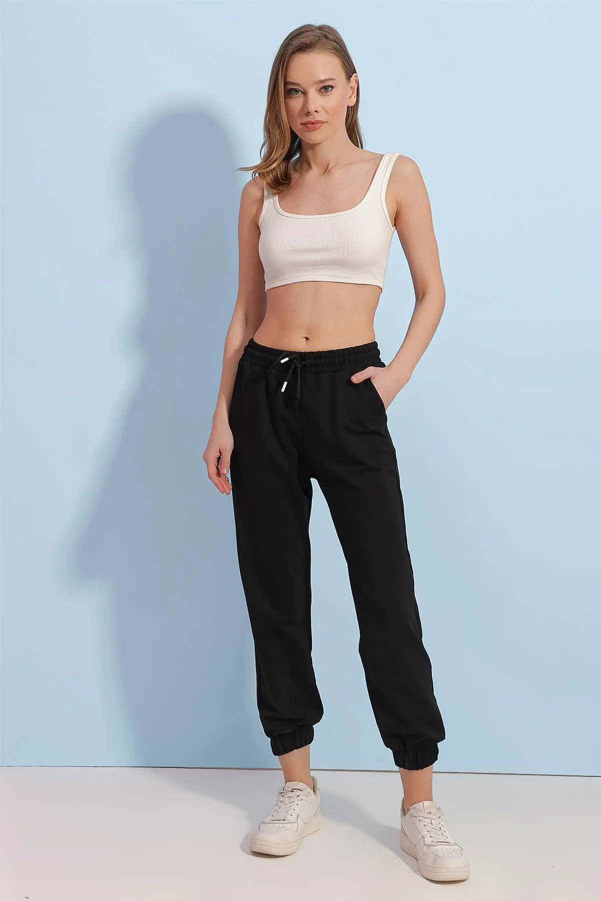 Pattaya  Basic-Strick-Jogginghose für Damen P21w110 66355