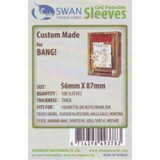 Swan Panasia Kartenhüllen 56mm x 87mm (100)