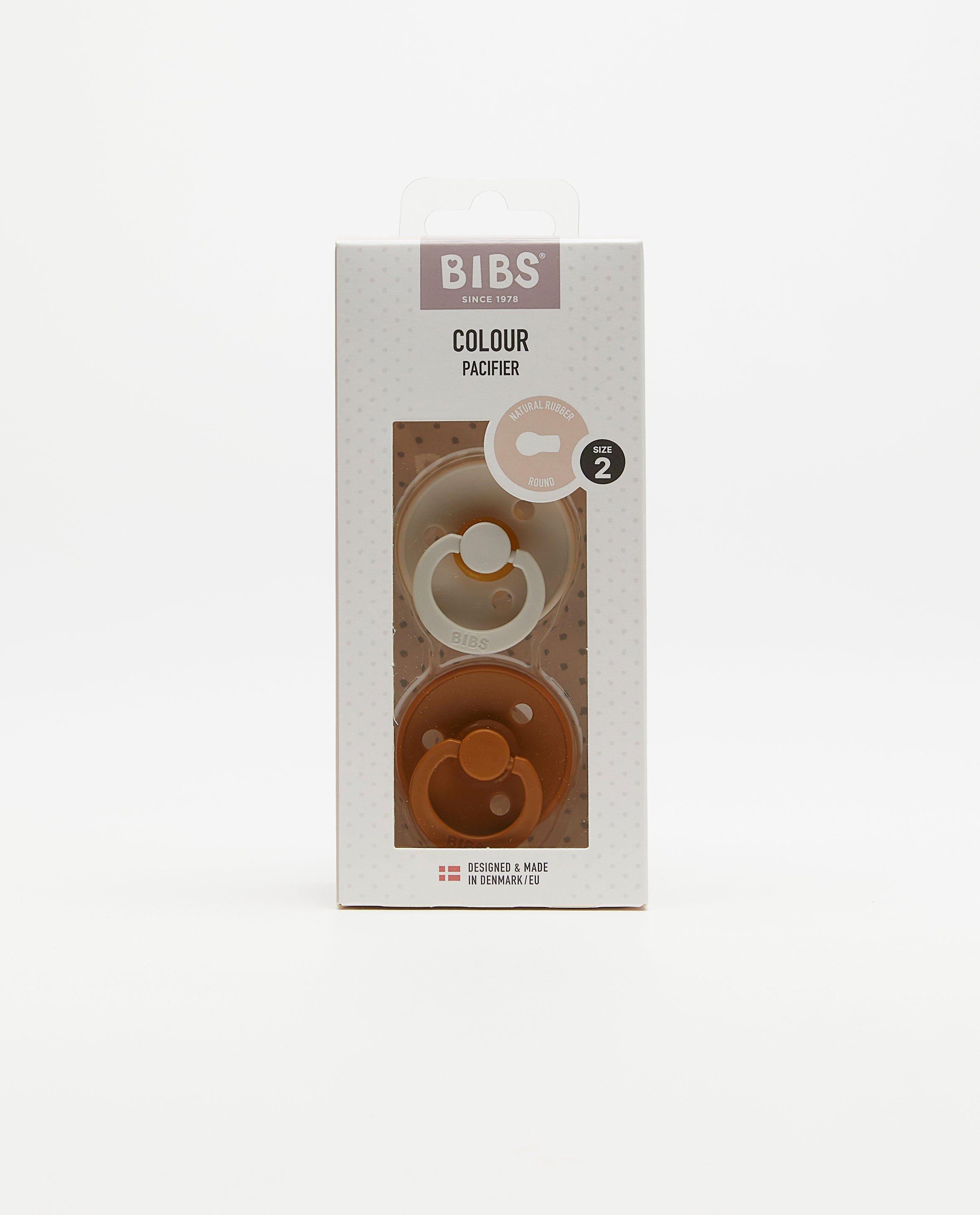 Set de 2 suzete Bibs, 6-18 luni maro