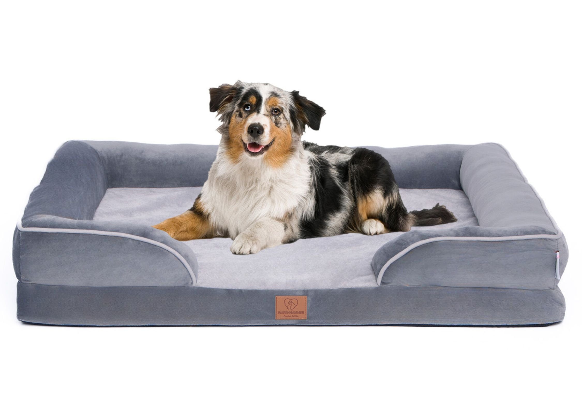 Warenhammer Tierbett Orthopädisches Premium Hundebett, flauschig weich, Abnehmbar,Waschbar, verschiedene Grössen