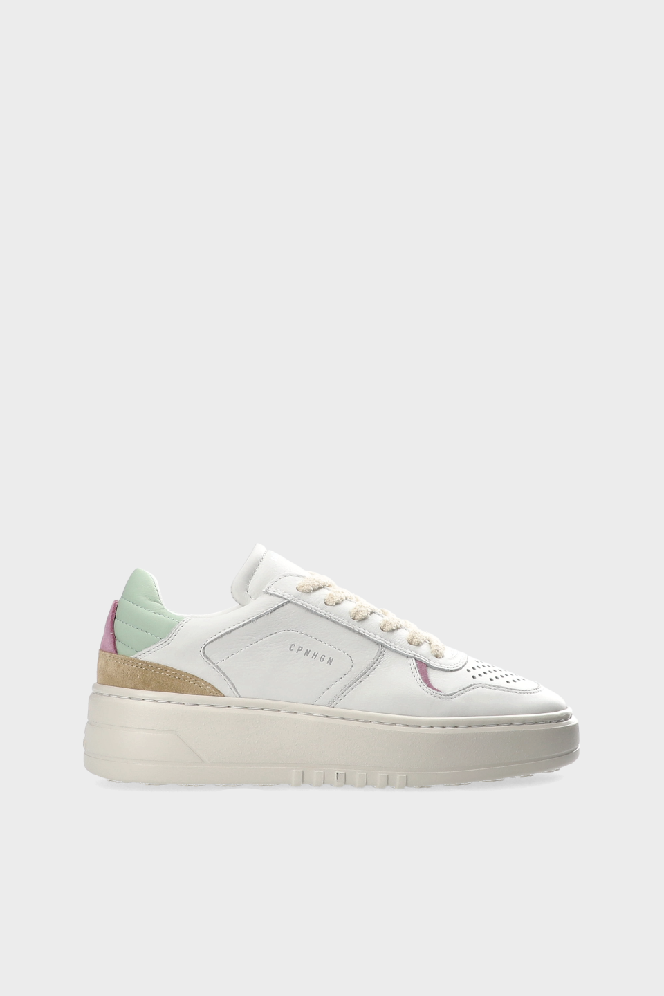 CPH76 leather mix white/mint