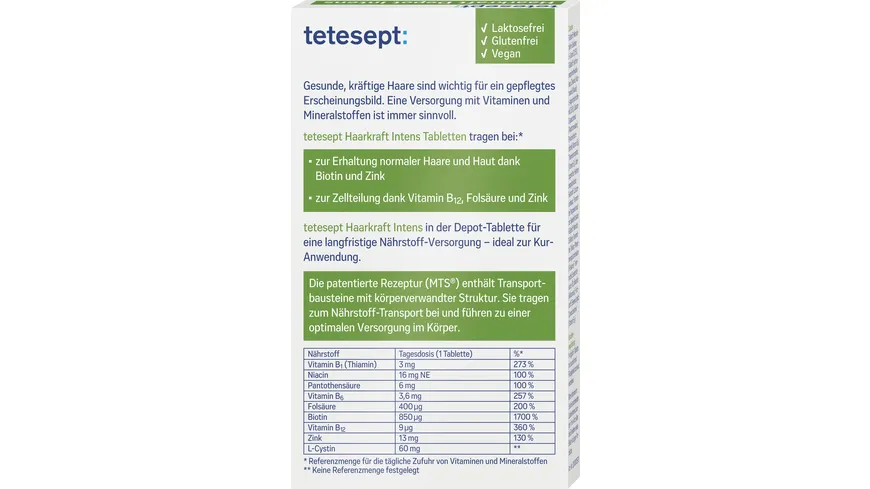 tetesept Haarkraft FTa 45St