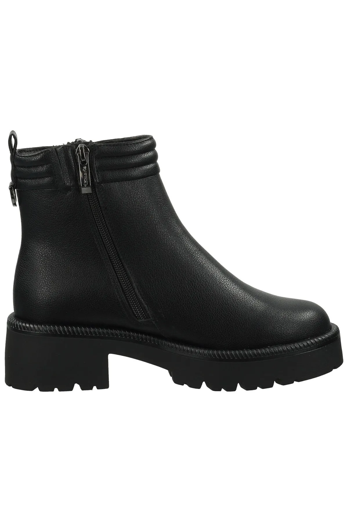 Tamaris  Stiefelette - Schwarz - Blockabsatz