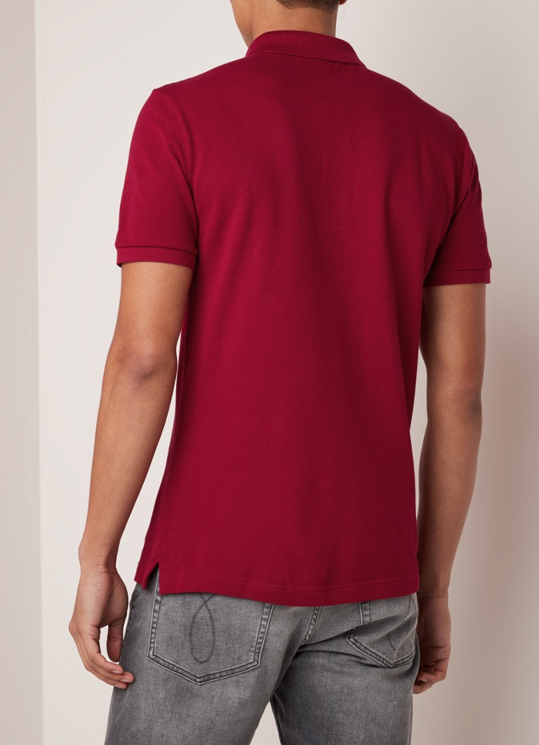 Lacoste slim fit polo made of cotton piqué