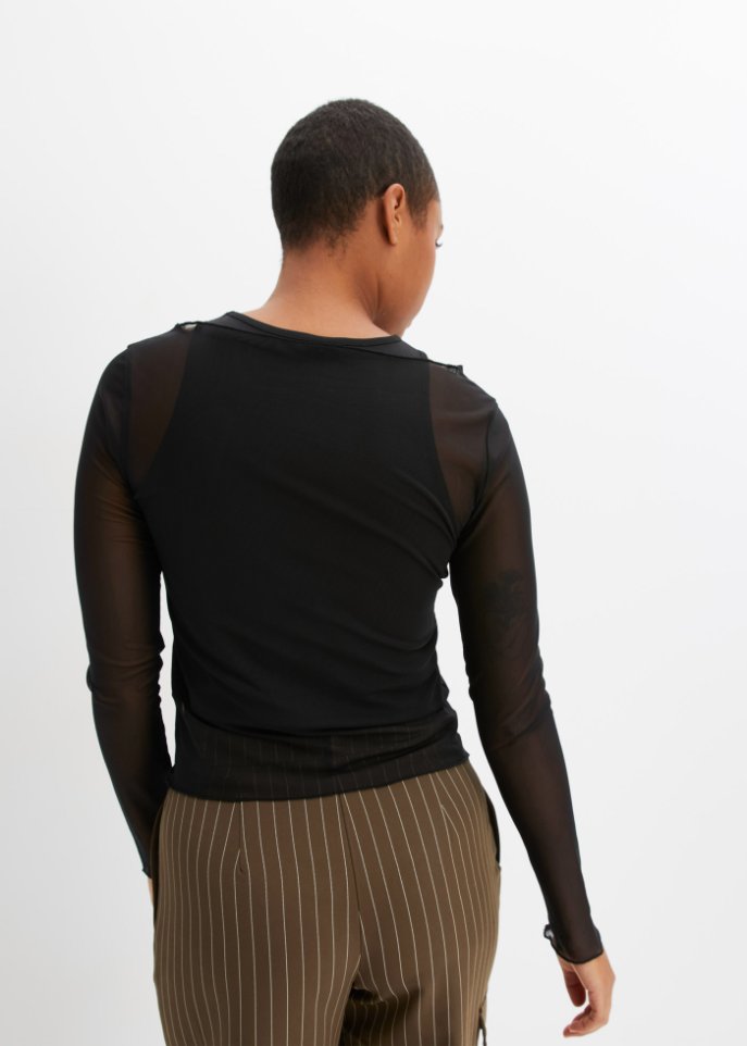 2 in 1 Mesh-Shirt