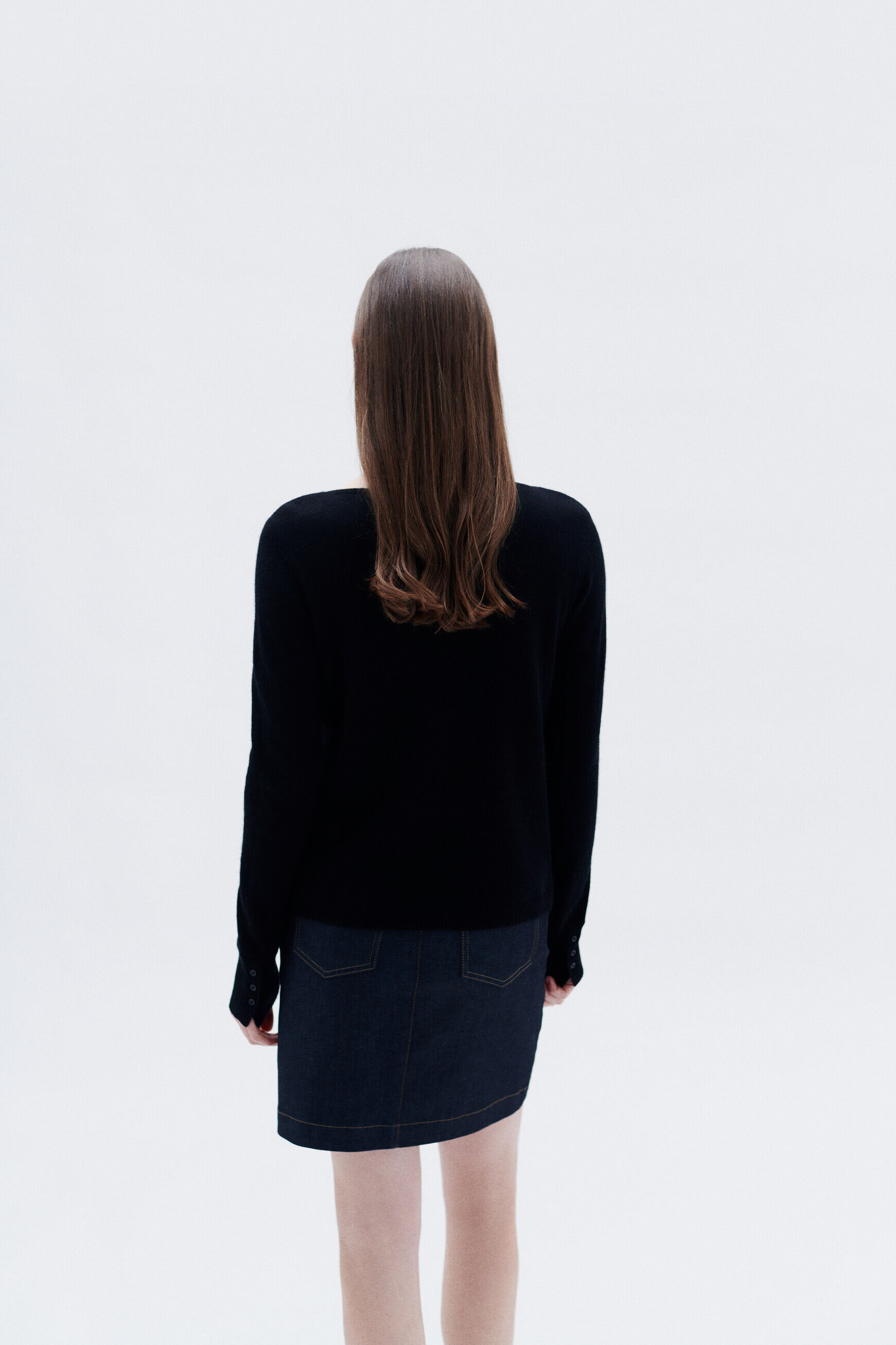 Pull mzoan noir femme