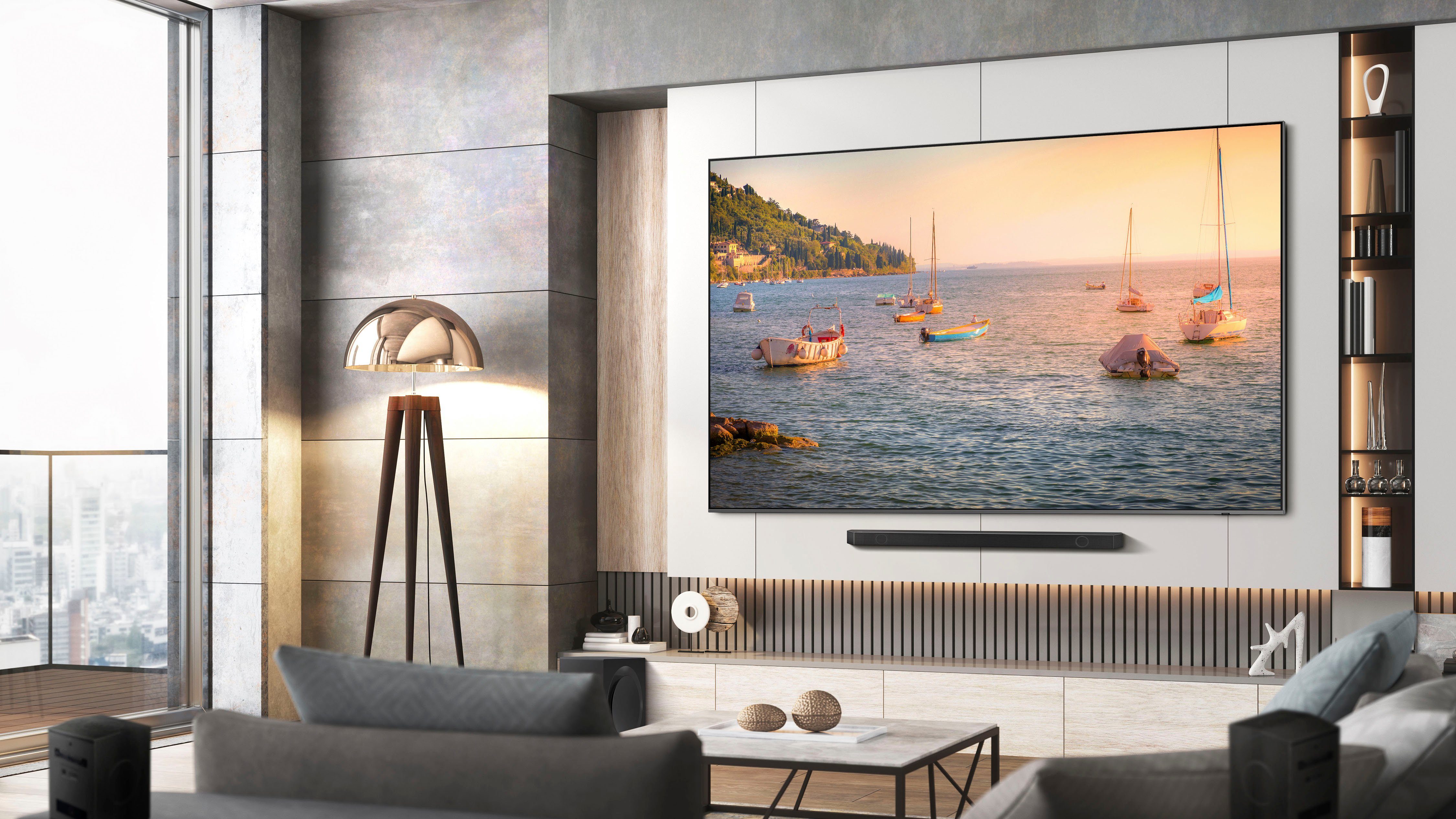 Samsung GQ98Q80CAT LED-Fernseher (247 cm/98 Zoll, Smart-TV)