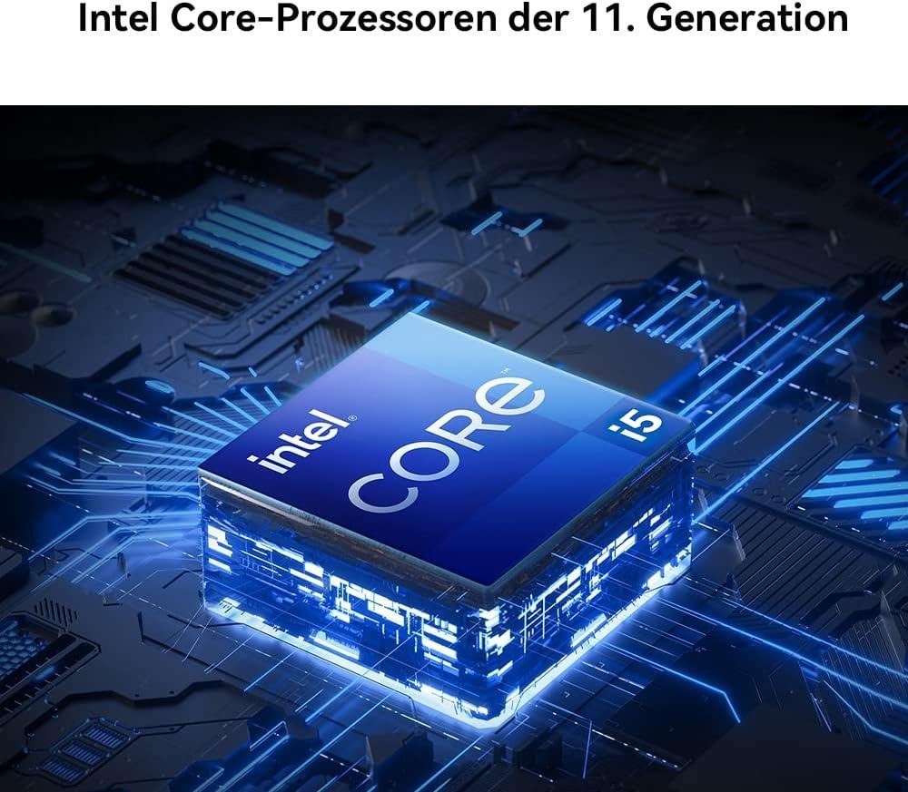 Huawei MateBook D15 Notebook (Intel Core i5 1155G7, Iris X, 512 GB SSD, Full HD Display 16GB Ram Leichtbau,schneller Leistung,kompaktem Laden)