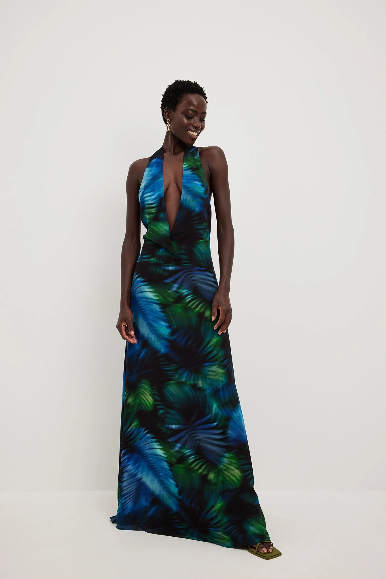 Neckholder Maxikleid