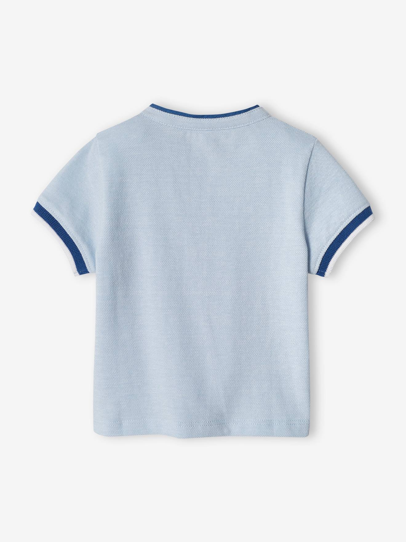 Vertbaudet Baby Poloshirt - hellblau