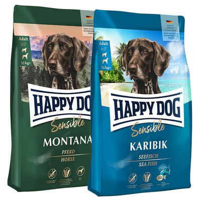 Sparpaket Happy Dog Supreme: 2 x Großgebinde im Mix