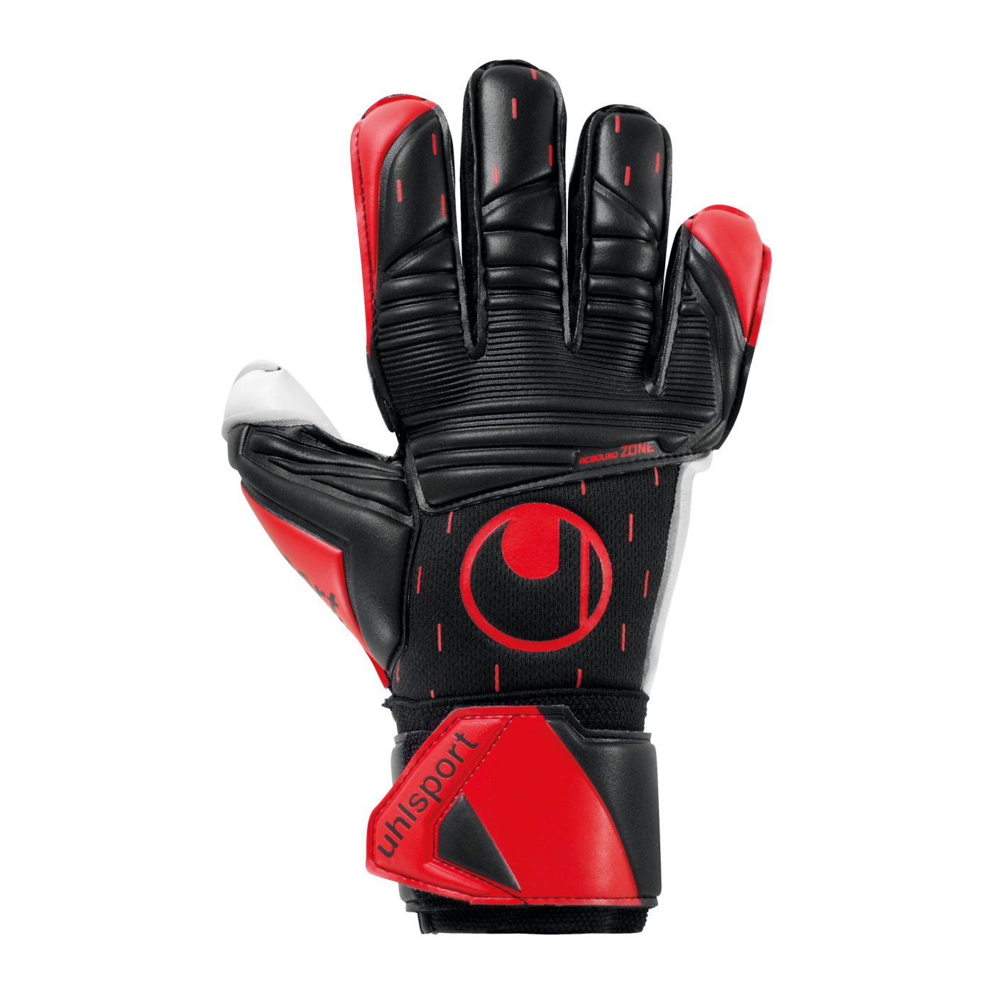 Uhlsport Classic Absolutgrip Torwarthandschuhe Schwarz Rot F01
