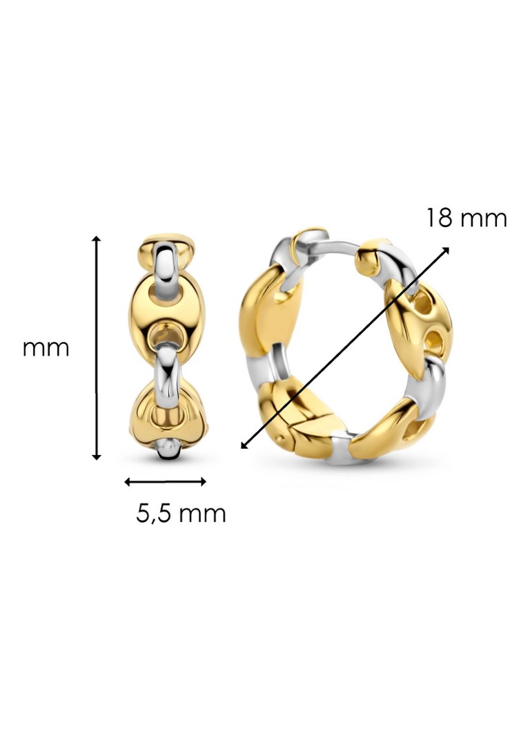 TI SENTO - Milano Gold-plated Earrings 7877SY