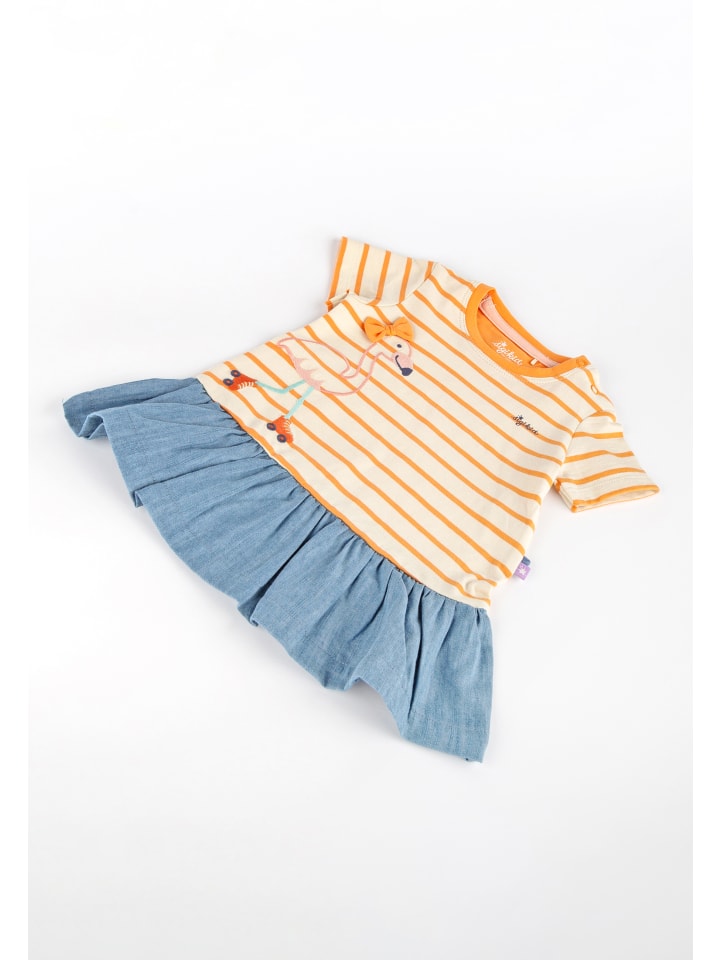 Sigikid Kleid Wild Flamingo in creme/orange/blau günstig kaufen