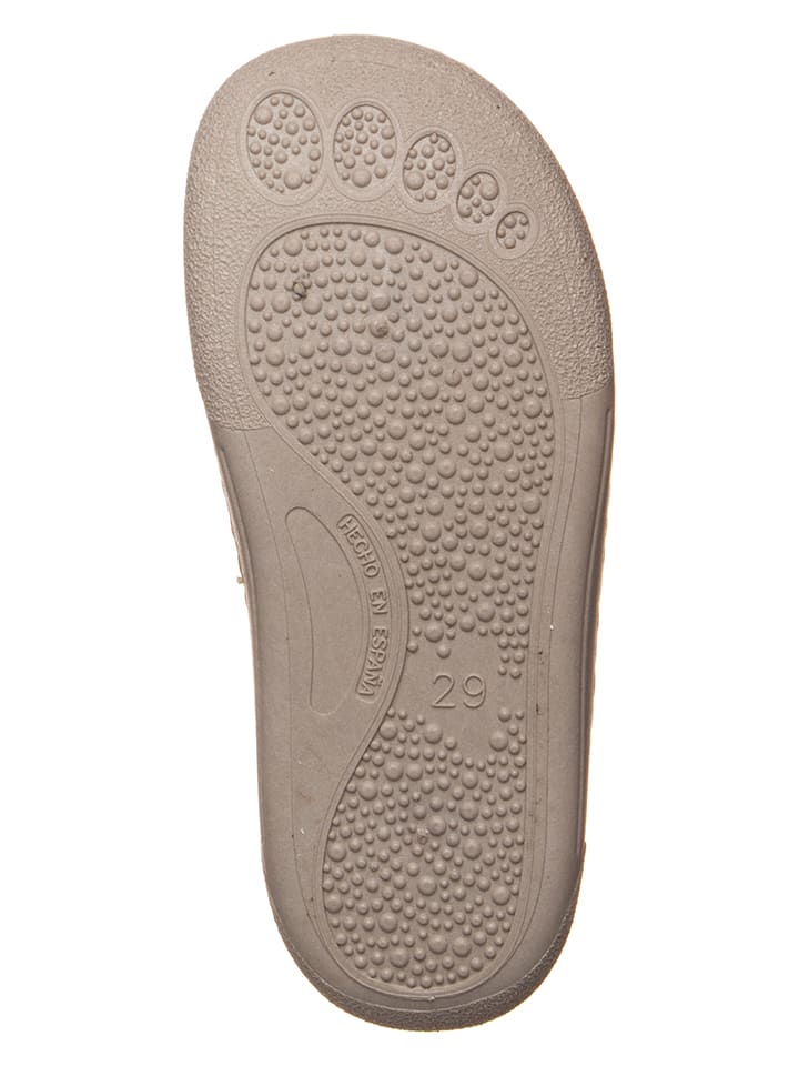 kmins Leder-Barfuß-Schnürschuh in Braun/ Gelb günstig kaufen