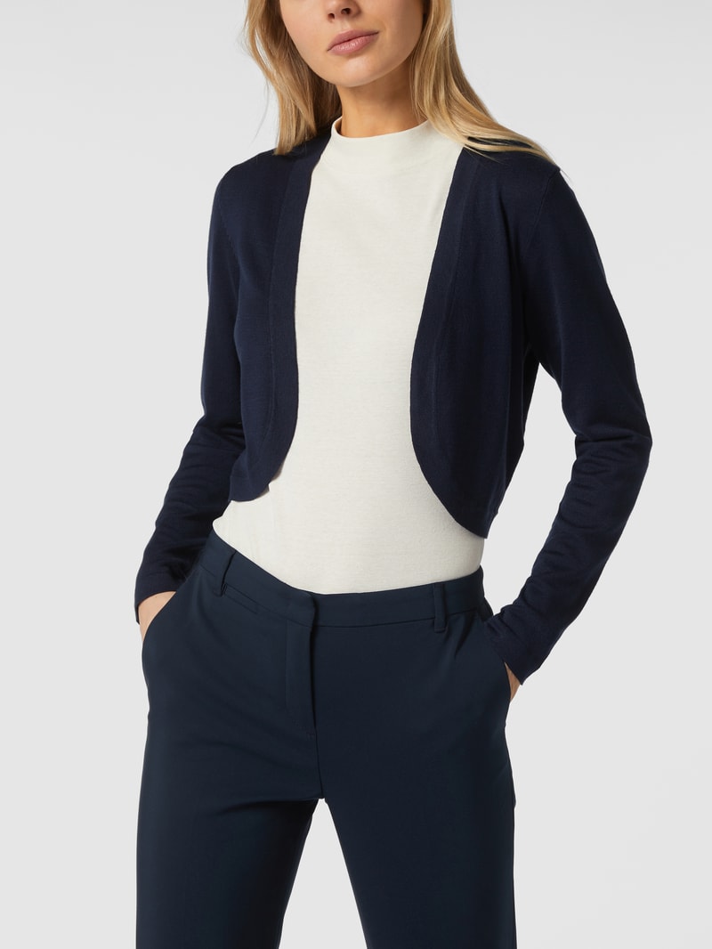 Bolero mit Schalkragen Modell 'ASTRID' in dunkelblau