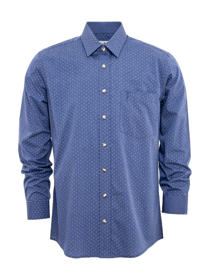 Almsach Hemd LF651-CT3076 in blau günstig kaufen