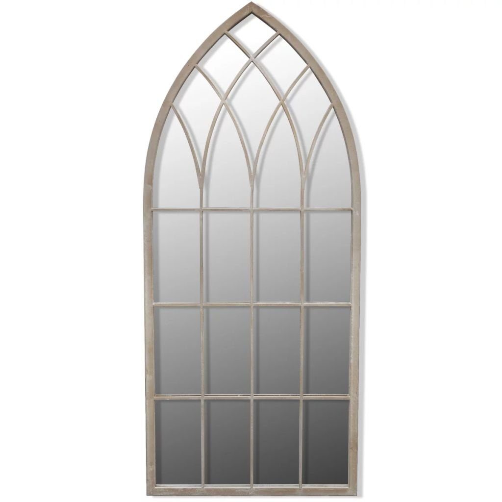 vidaXL Fenster Rustikaler Gartenspiegel Bogen 50115 cm für Indoor und Outdoor